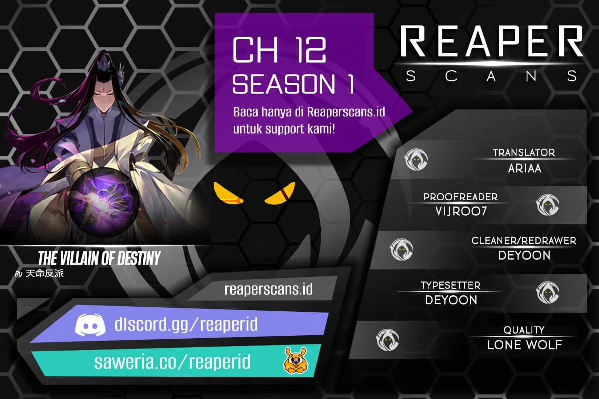 Komik The Villain Of Destiny Chapter 12 gambar nomor 1