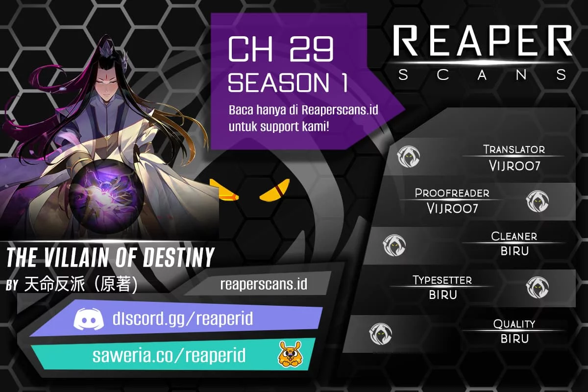 Baca Komik The Villain Of Destiny Chapter 29 Gambar 1
