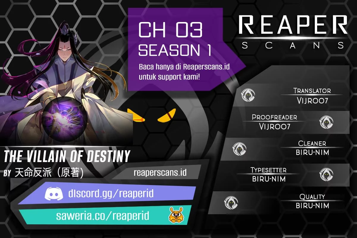 Komik The Villain Of Destiny Chapter 3 gambar nomor 1