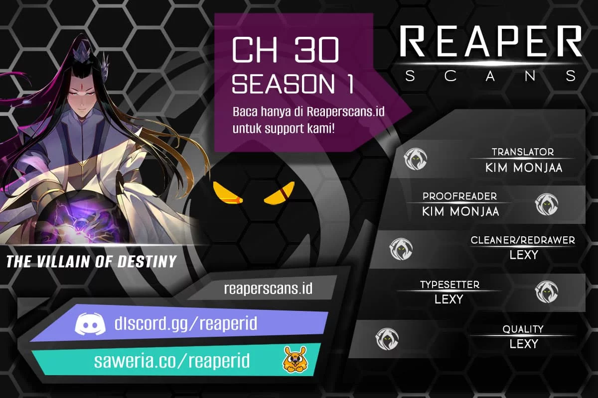 Komik The Villain Of Destiny Chapter 30 gambar nomor 1