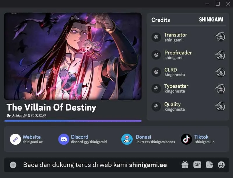 Komik The Villain Of Destiny Chapter 329 gambar 1