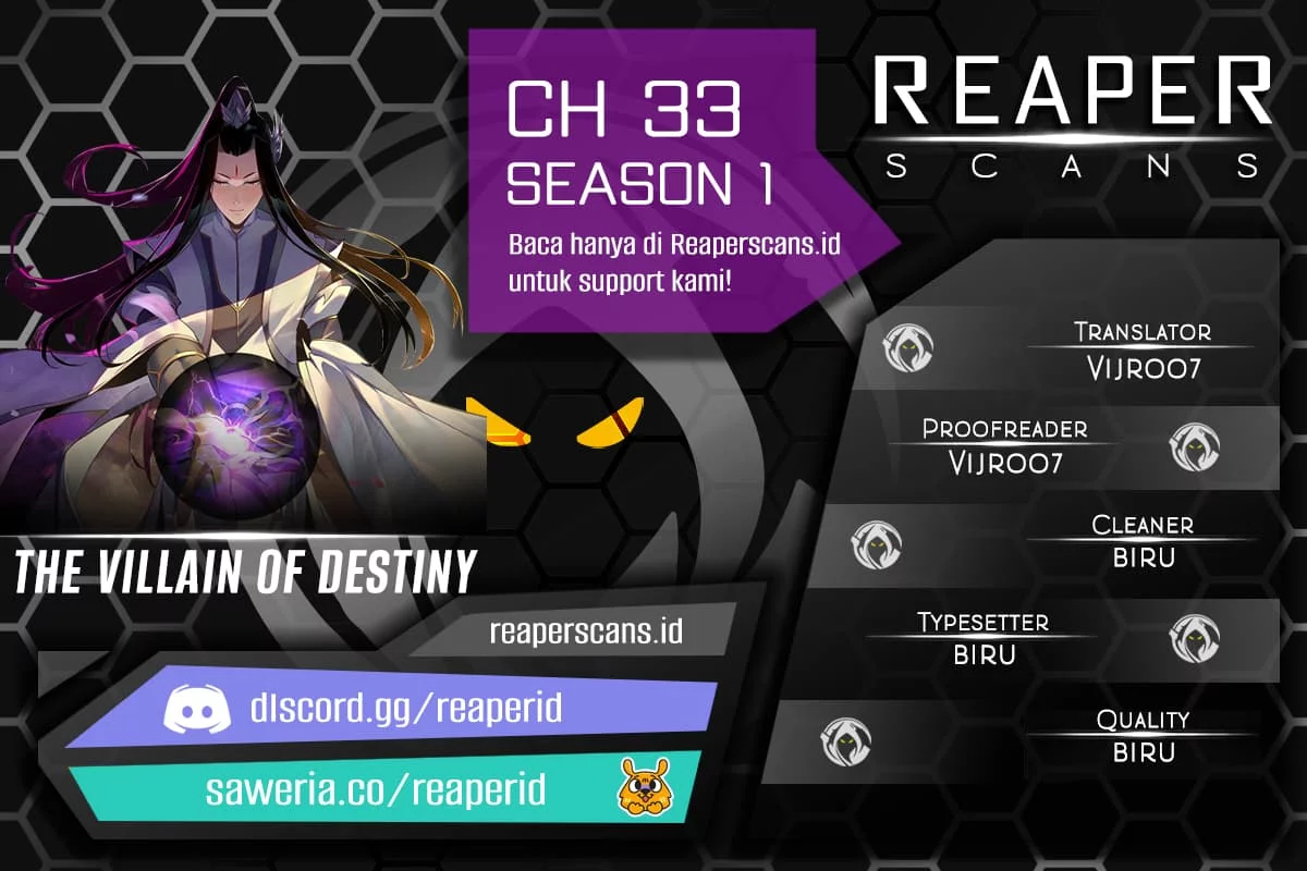 Komik The Villain Of Destiny Chapter 33 gambar nomor 1