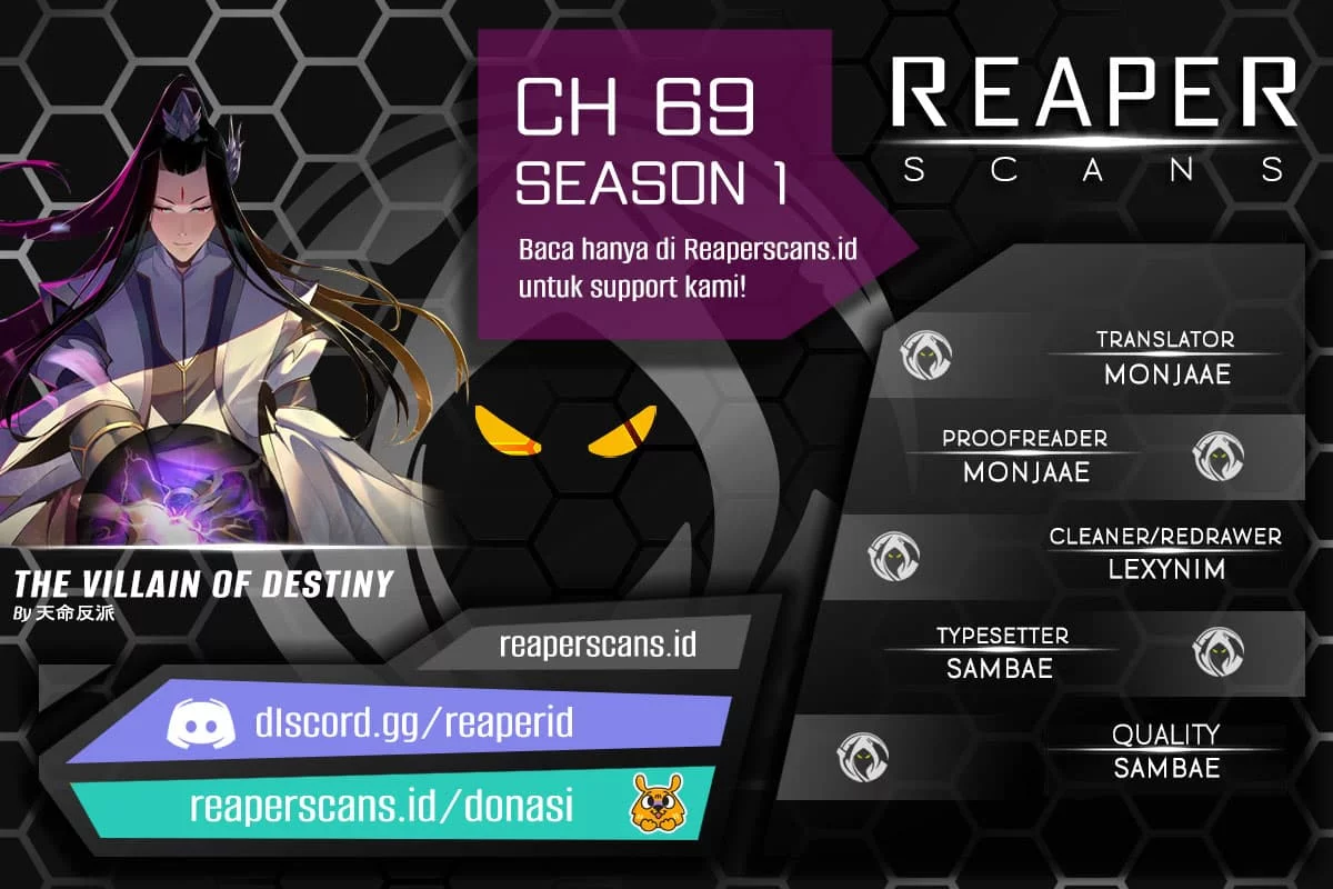 Komik The Villain Of Destiny Chapter 69 gambar nomor 1
