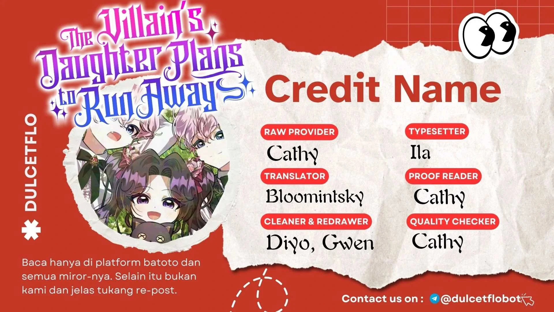 Manhwa The Villain’s Daughter Plans To Run Away Chapter 75 gambar 2