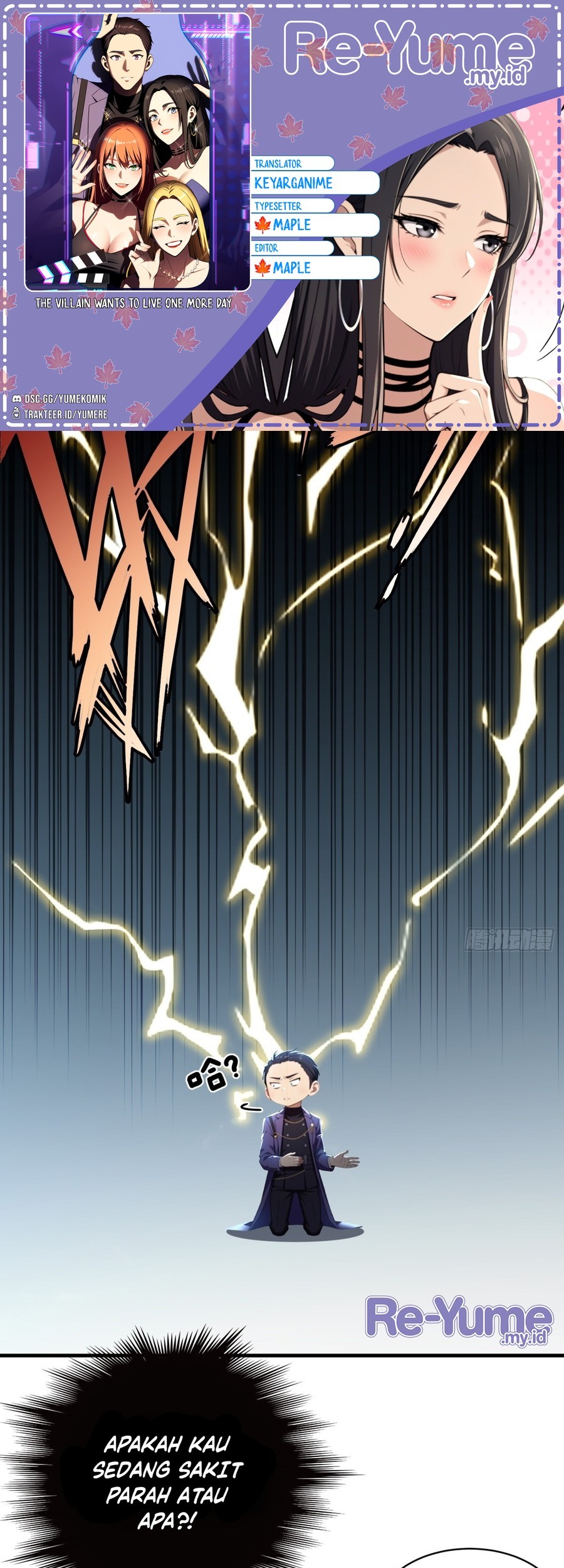 Baca Komik The Villain Wants to Live One More Day Chapter 3 Gambar 1