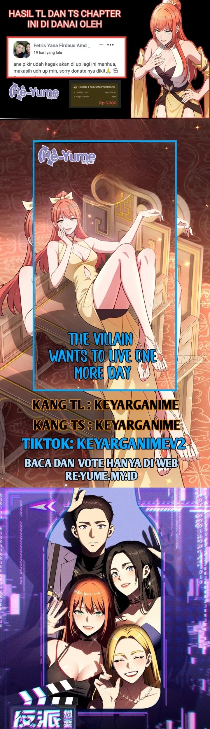 Baca Komik The Villain Wants to Live One More Day Chapter 37 Gambar 1