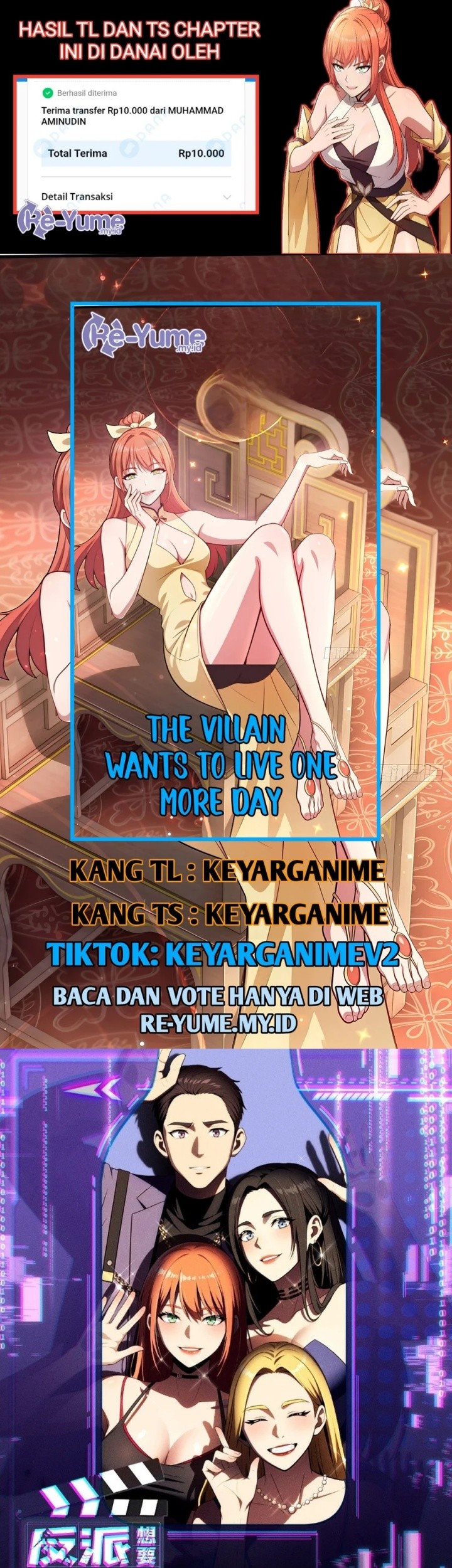 Baca Komik The Villain Wants to Live One More Day Chapter 38 Gambar 1