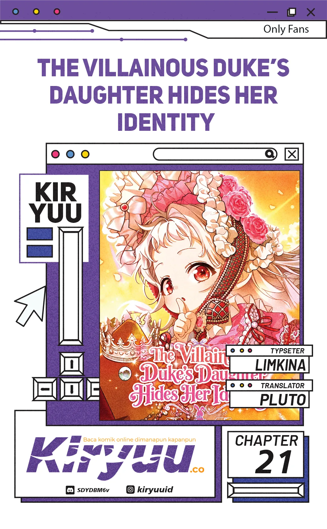 Komik The Villainous Duke’s Daughter Hides Her Identity Chapter 21 gambar 1