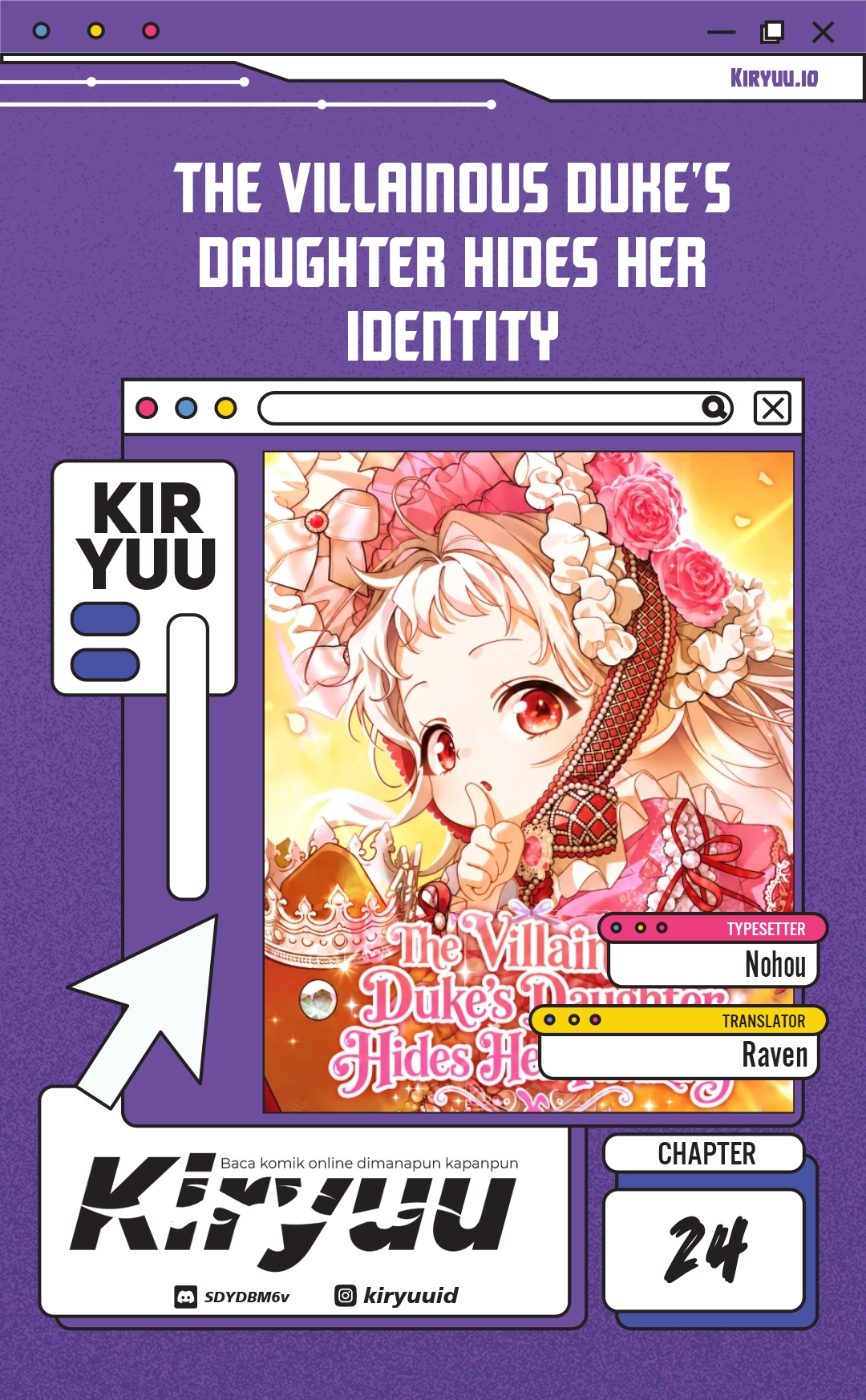 Manhwa The Villainous Duke’s Daughter Hides Her Identity Chapter 24 gambar 2