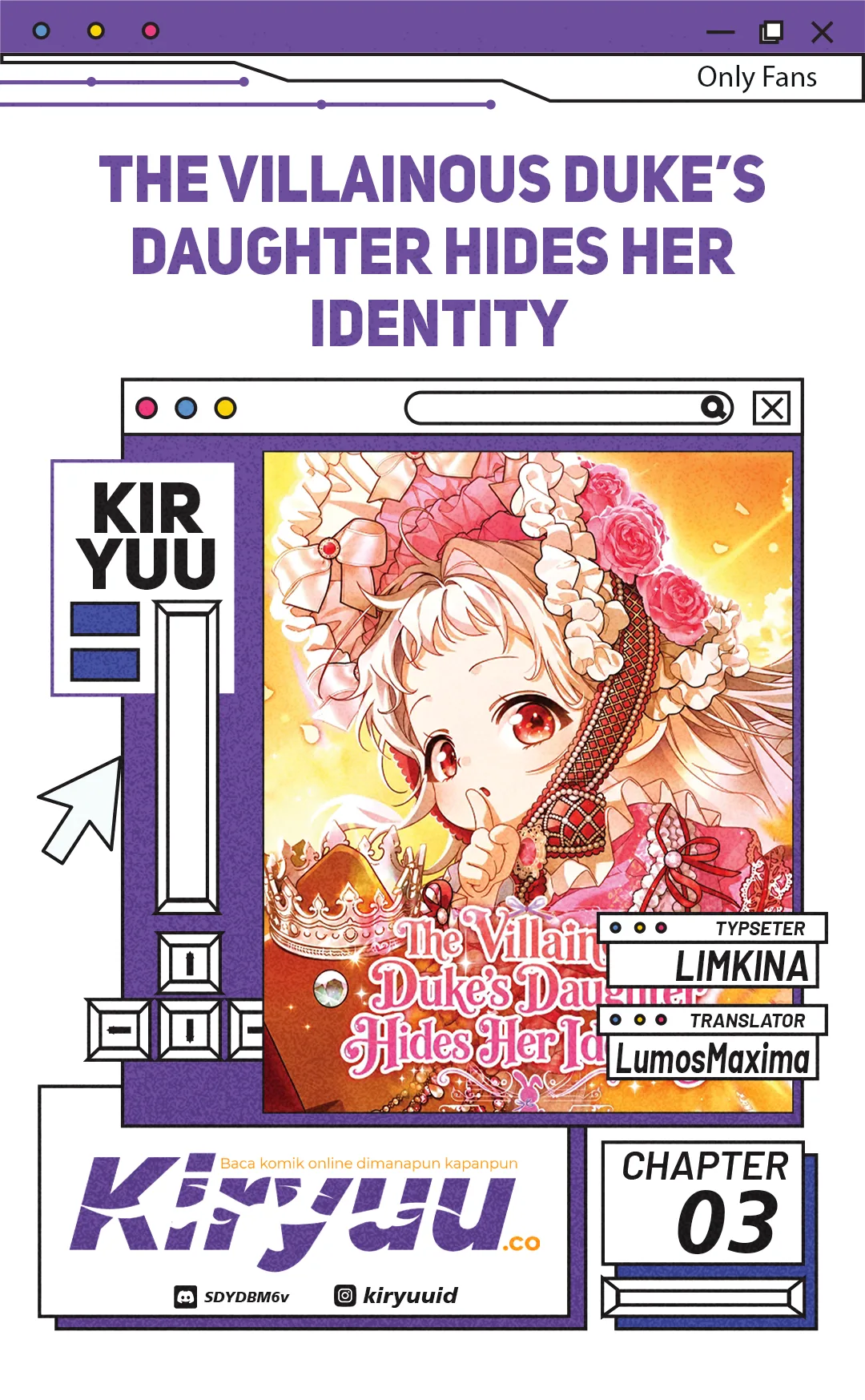 Komik The Villainous Duke’s Daughter Hides Her Identity Chapter 3 gambar 1