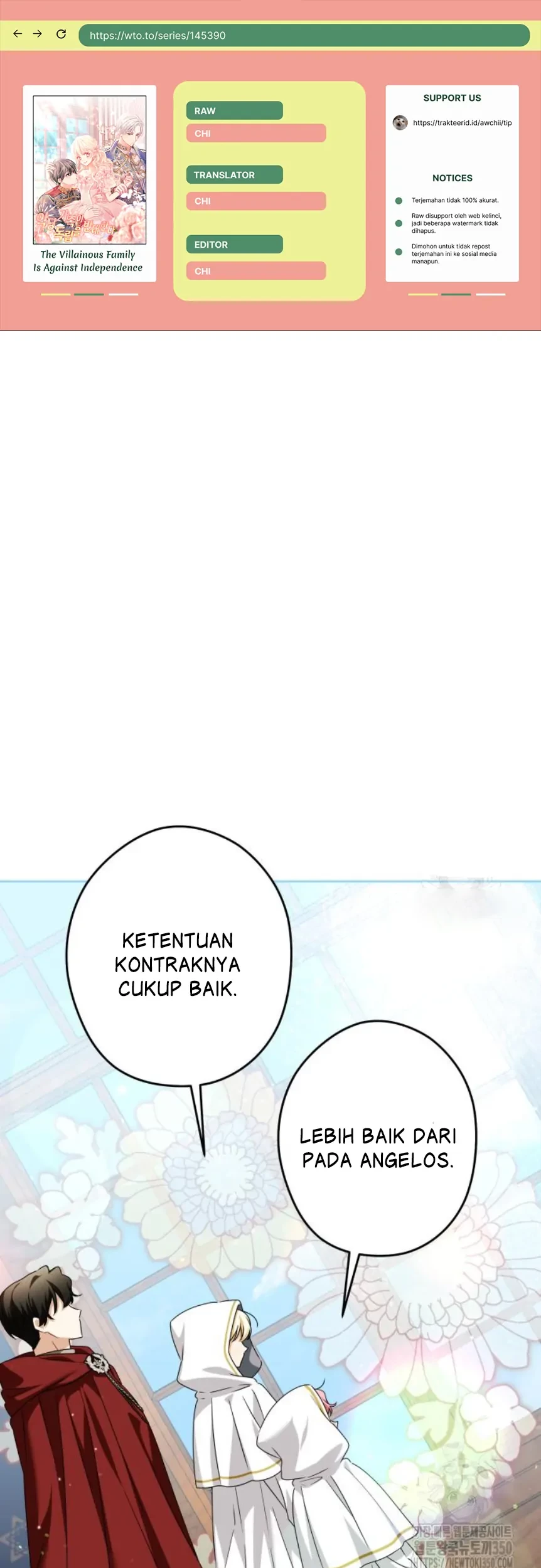 Komik The Villainous Family is Against Independence Chapter 51 gambar nomor 1