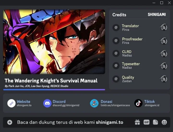 Komik The Wandering Knight's Survival Manual Chapter 40 gambar 1