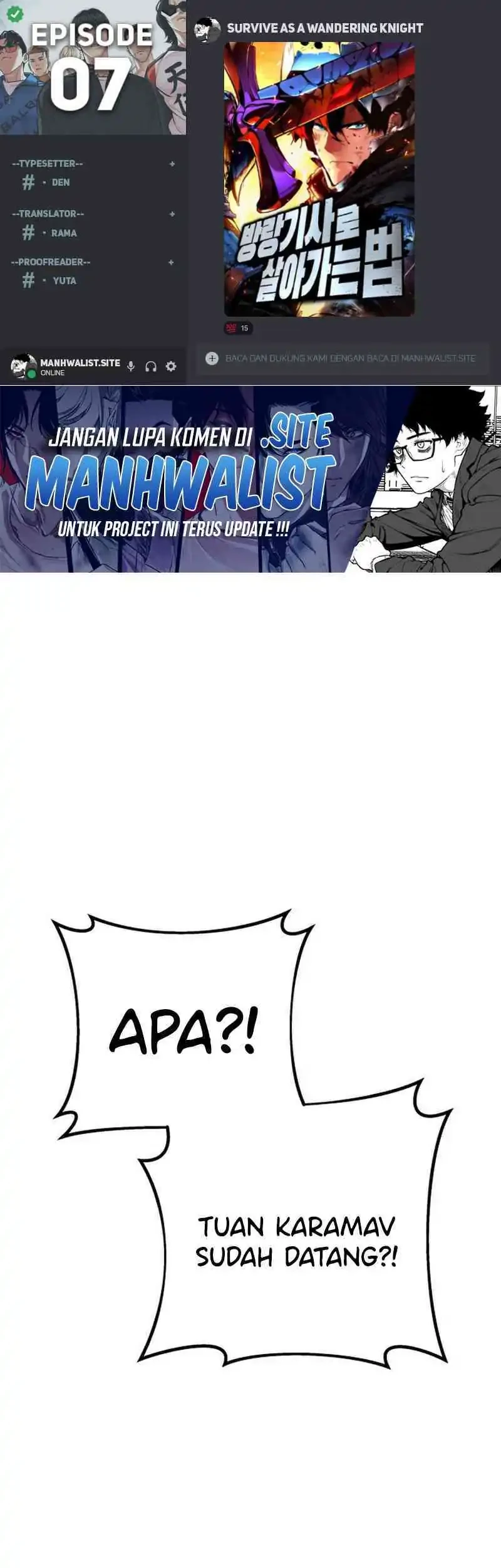 Komik The Wandering Knight's Survival Manual Chapter 7 gambar nomor 1