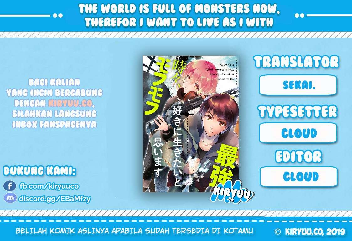 Baca Manga The World Is Full of Monsters Now, Therefore I Want to Live As I Wish Chapter 1 Gambar 2