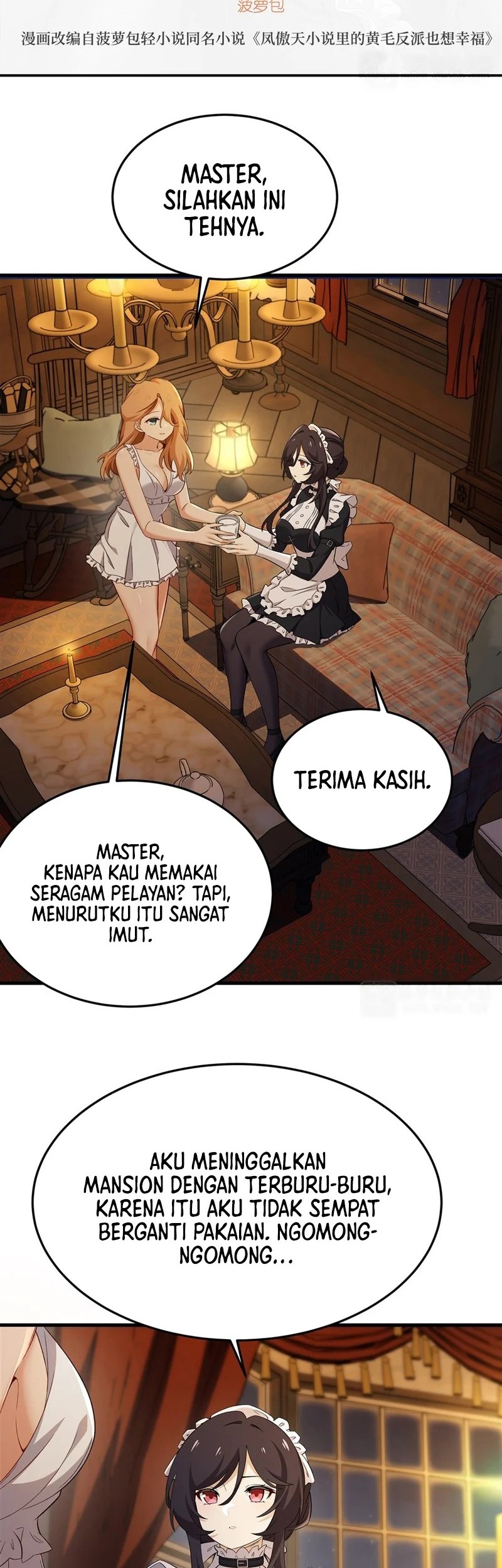 Baca Manhua The Yellow-haired Villain in Female Main Character’s Novel wants Happiness Chapter 29 Gambar 2