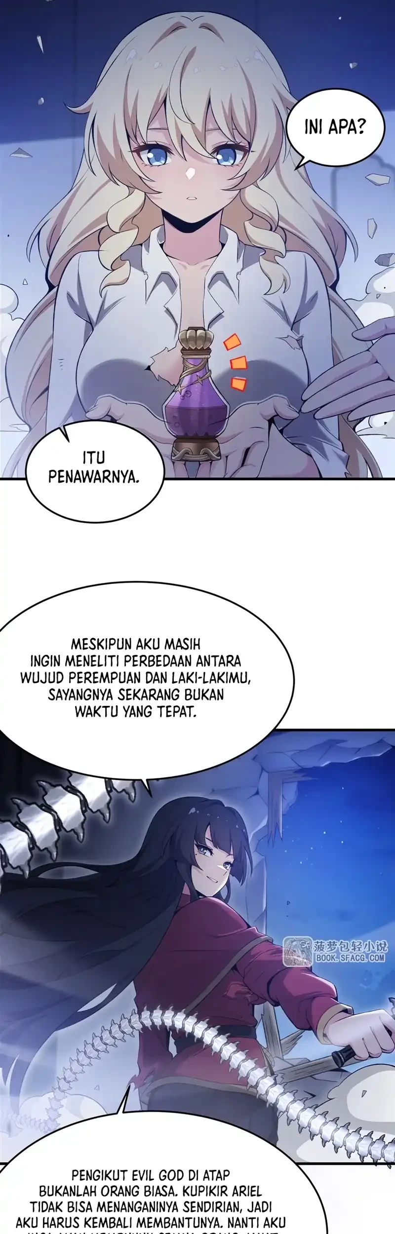 The Yellow-haired Villain in Female Main Character’s Novel wants Happiness Chapter 59 Gambar 27