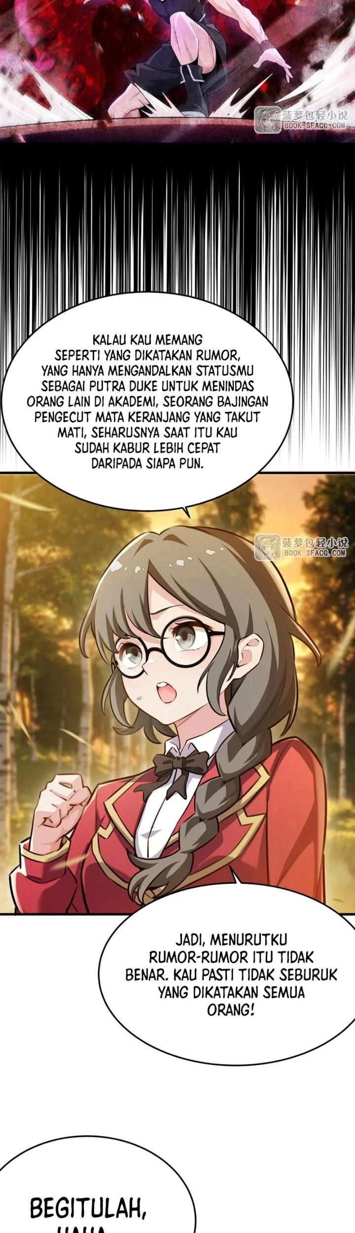 The Yellow-haired Villain in Female Main Character’s Novel wants Happiness Chapter 85 Gambar 11