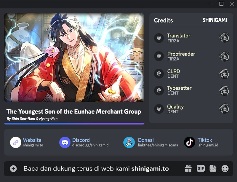 Baca Komik The Youngest Son of the Eunhae Merchant Group Chapter 20 Gambar 1