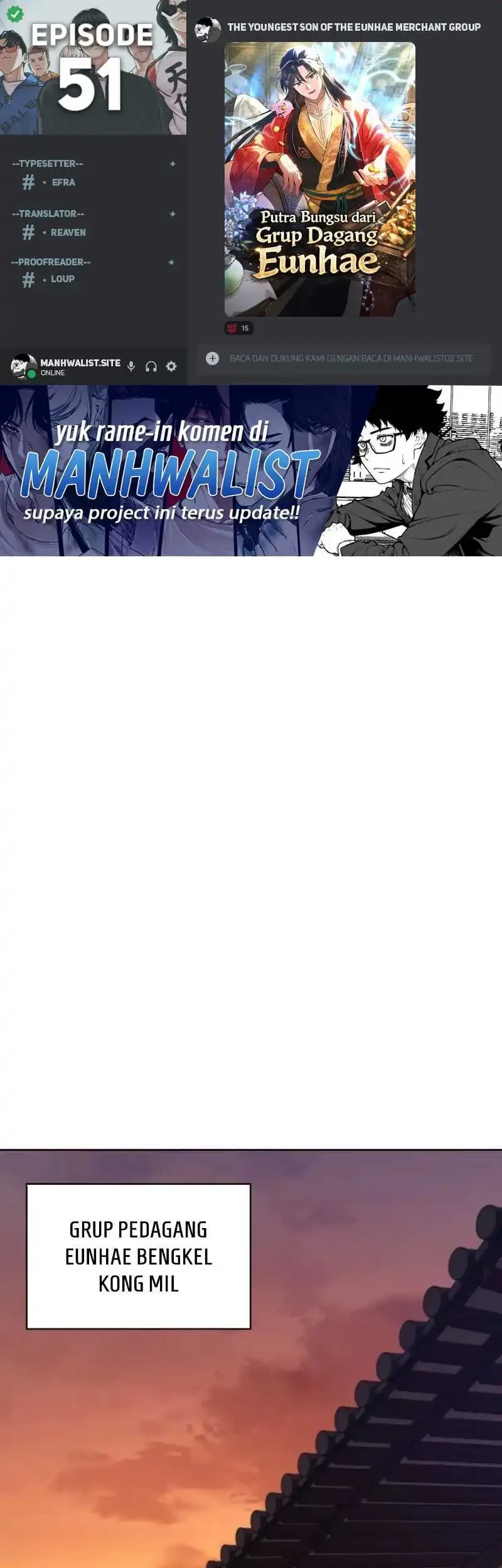 Komik The Youngest Son of the Eunhae Merchant Group Chapter 51 gambar 1