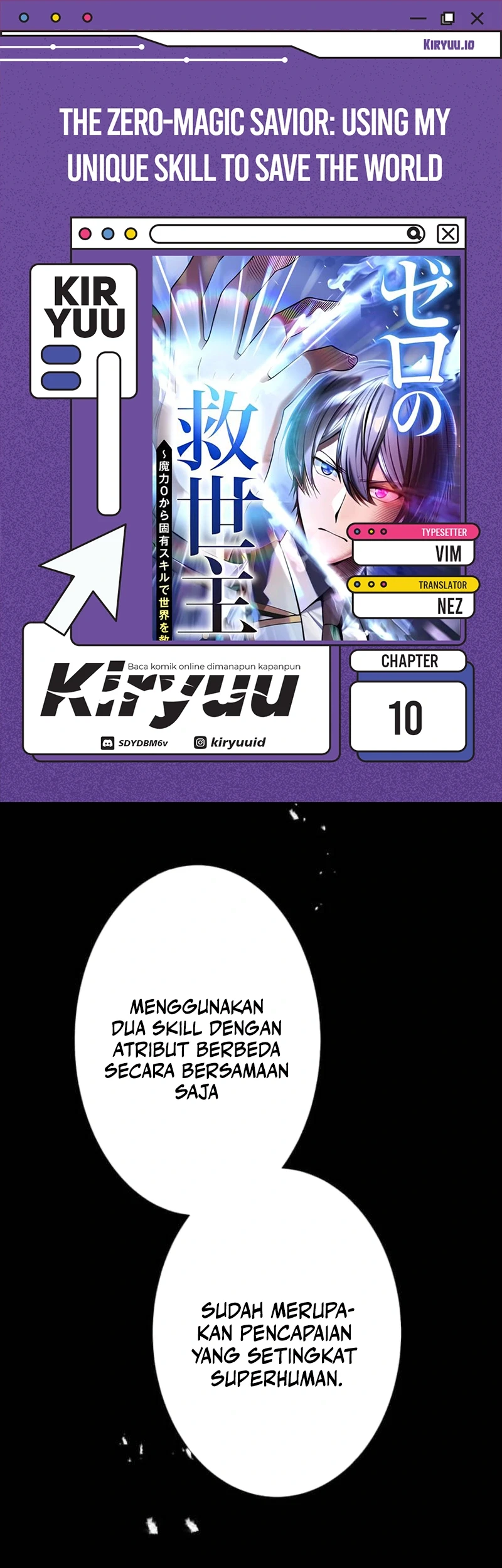 Komik The Zero-Magic Savior: Using My Unique Skill to Save the World Chapter 10 gambar 1