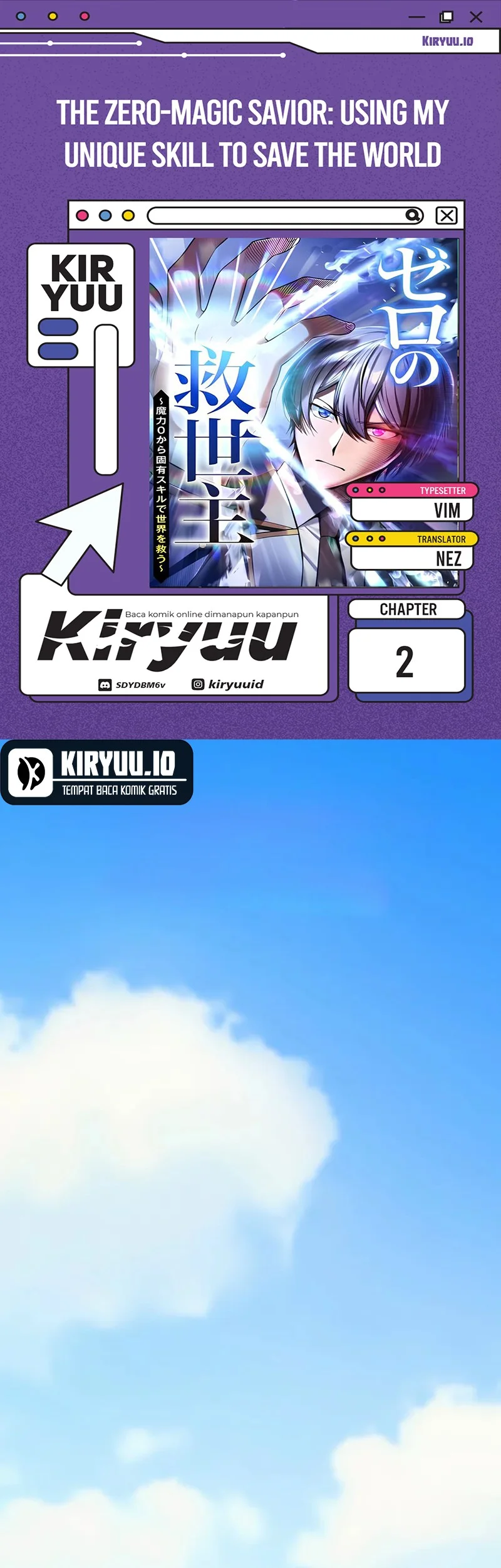 Komik The Zero-Magic Savior: Using My Unique Skill to Save the World Chapter 2 gambar nomor 1