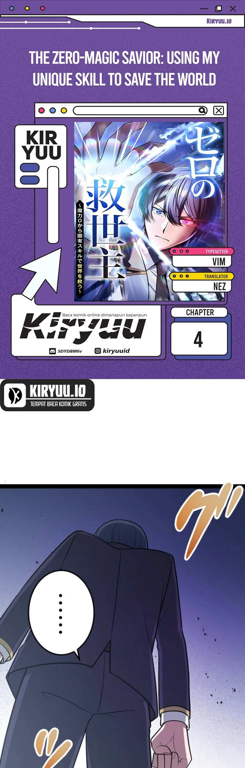 Komik The Zero-Magic Savior: Using My Unique Skill to Save the World Chapter 4 gambar nomor 1