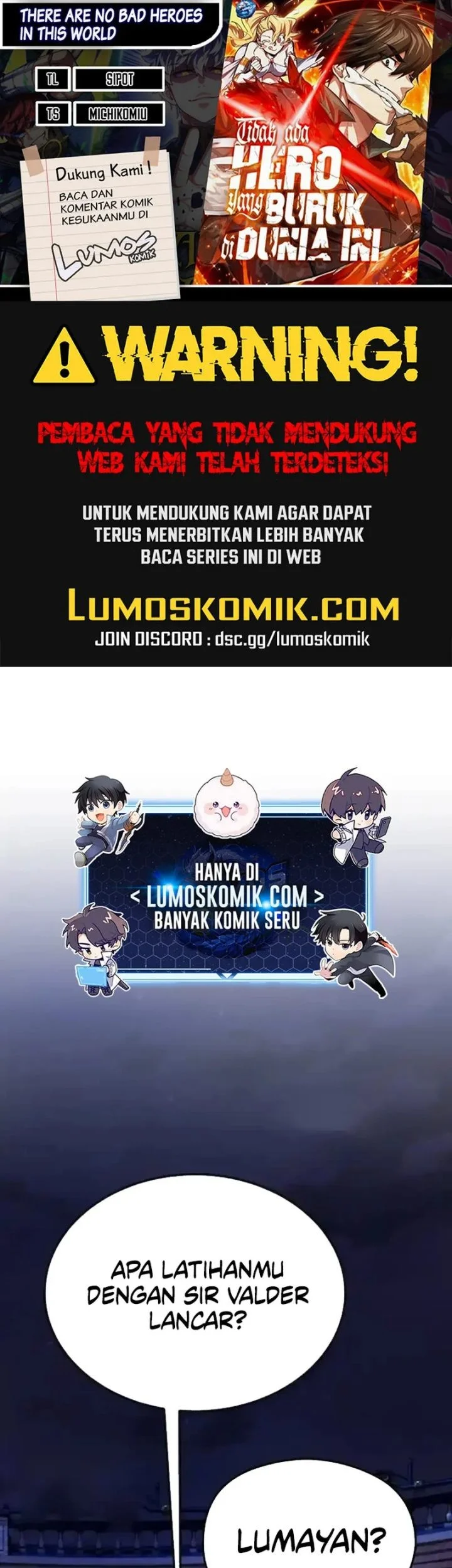 Komik There Are No Bad Heroes In This World Chapter 59 gambar 1