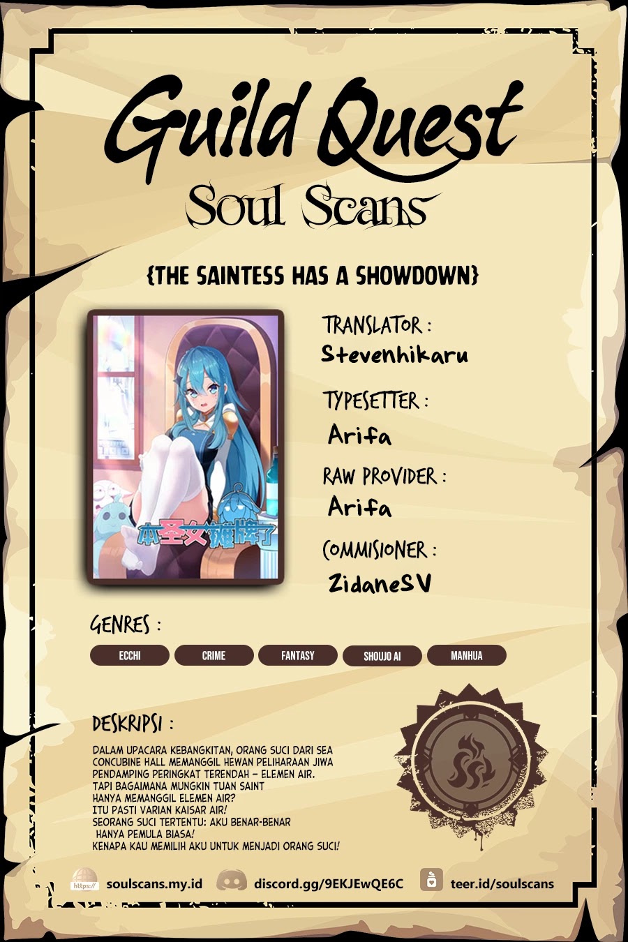 Baca Komik This Saint Has A Showdown Chapter 161 Gambar 1