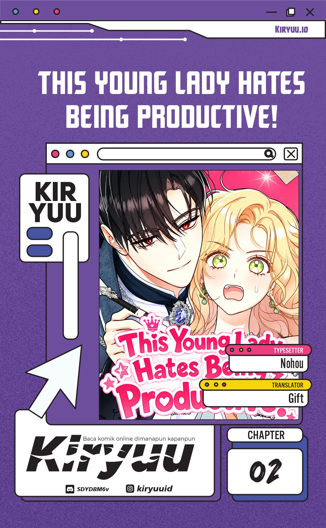 Manhwa This Young Lady Hates Being Productive! Chapter 2 gambar 2