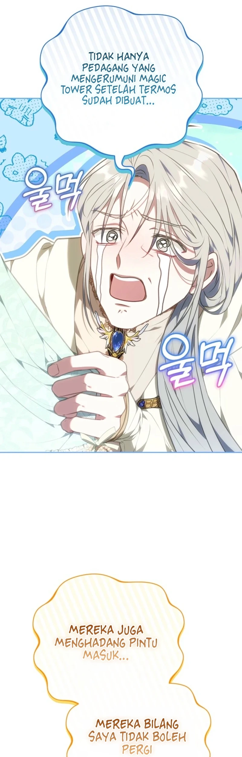 Though I’m a Homebody, I Found Myself in a Dark Captive Genre Chapter 28 Gambar 58
