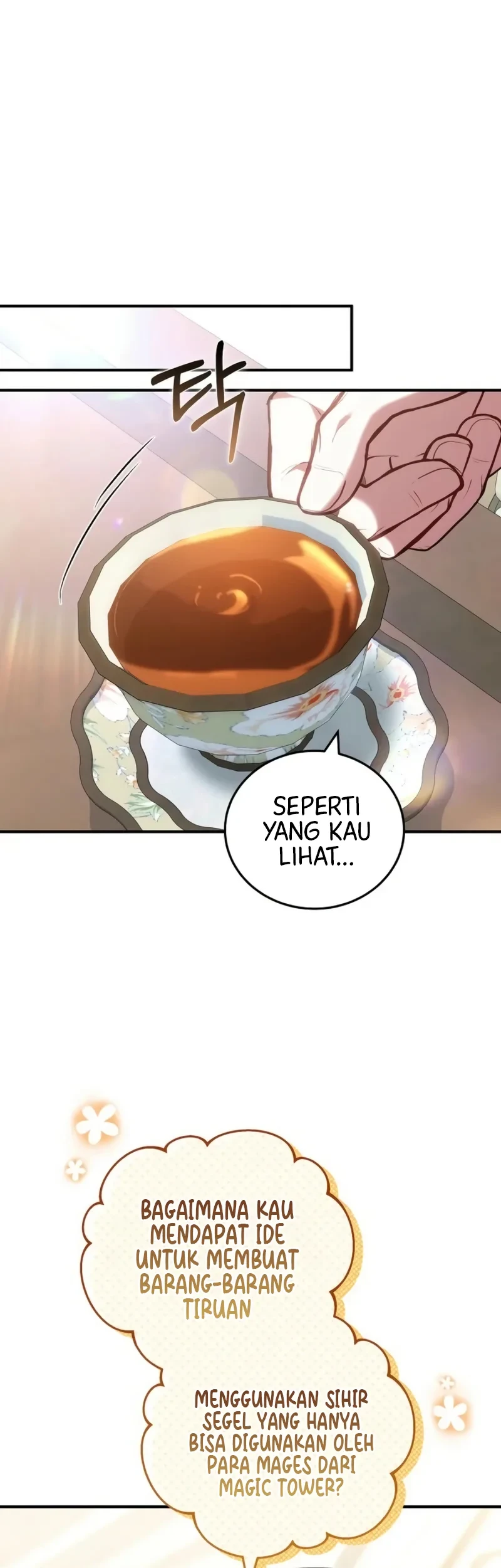 Though I’m a Homebody, I Found Myself in a Dark Captive Genre Chapter 42 Gambar 46