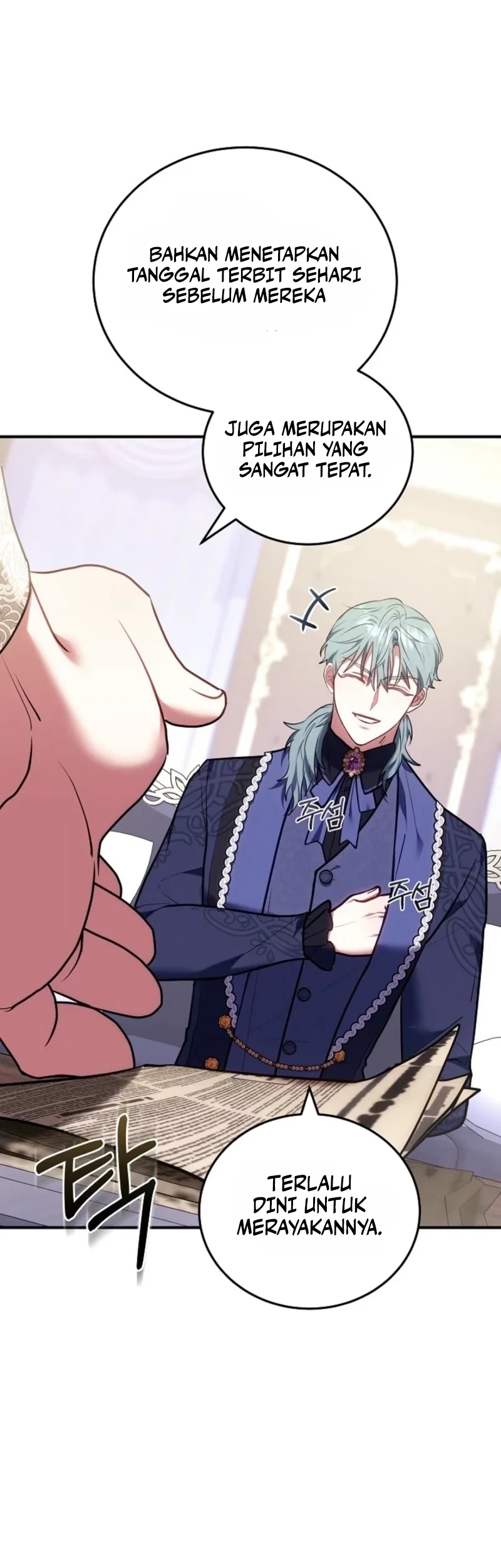 Though I’m a Homebody, I Found Myself in a Dark Captive Genre Chapter 44 Gambar 53