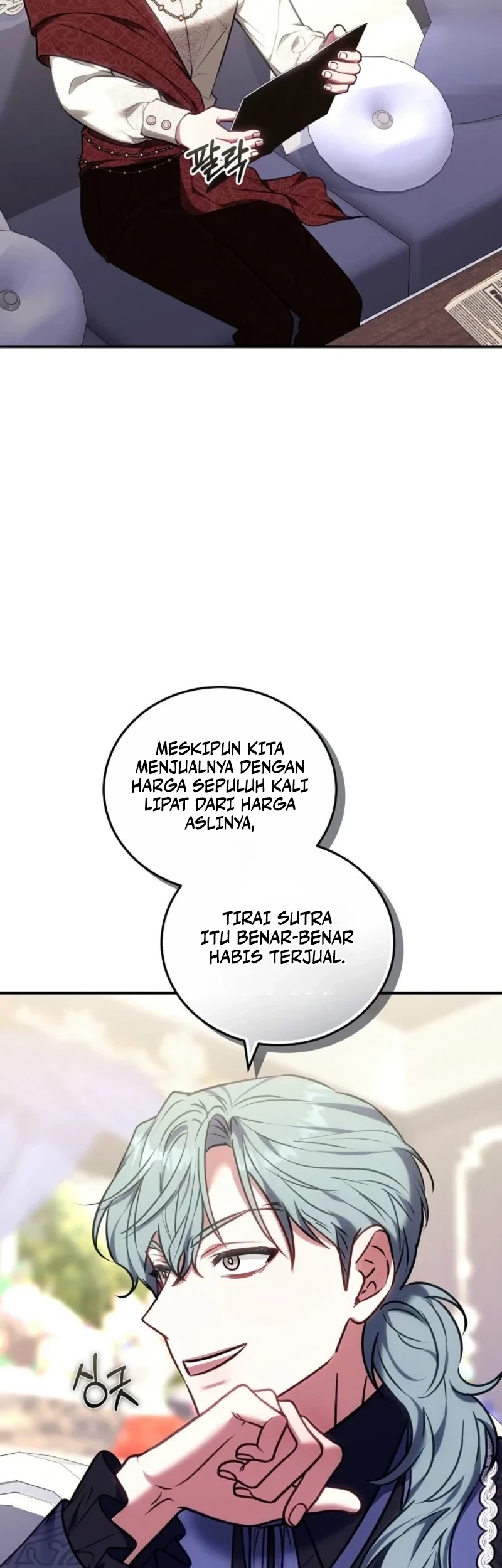 Though I’m a Homebody, I Found Myself in a Dark Captive Genre Chapter 44 Gambar 55