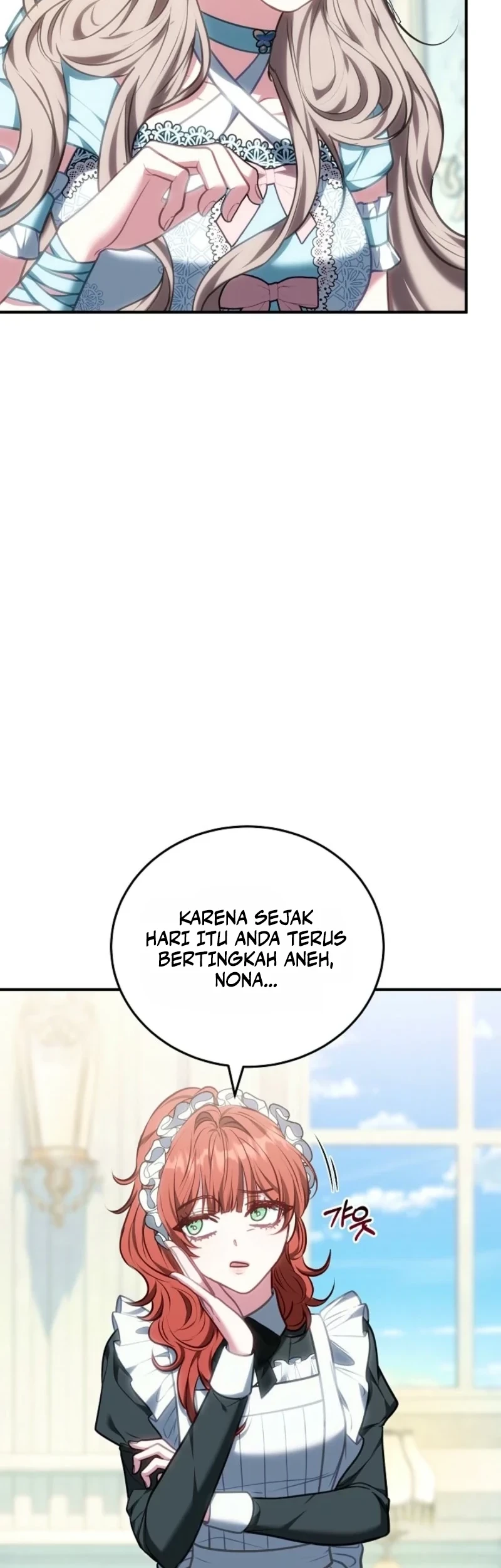 Though I’m a Homebody, I Found Myself in a Dark Captive Genre Chapter 44 Gambar 42