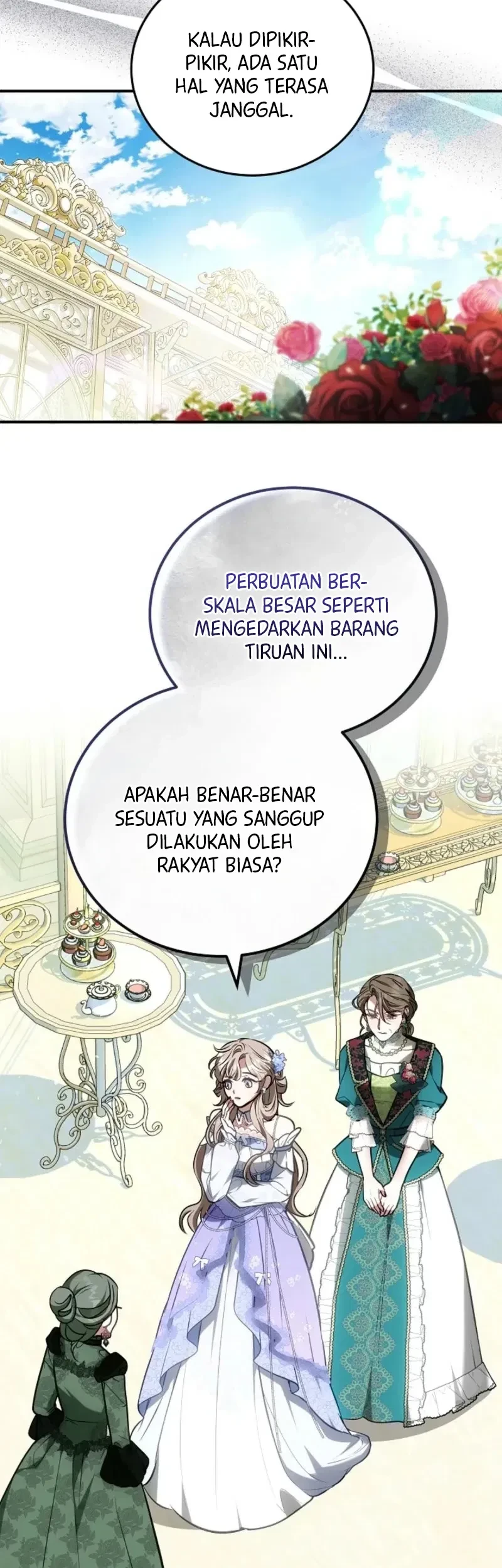 Though I’m a Homebody, I Found Myself in a Dark Captive Genre Chapter 47 Gambar 48