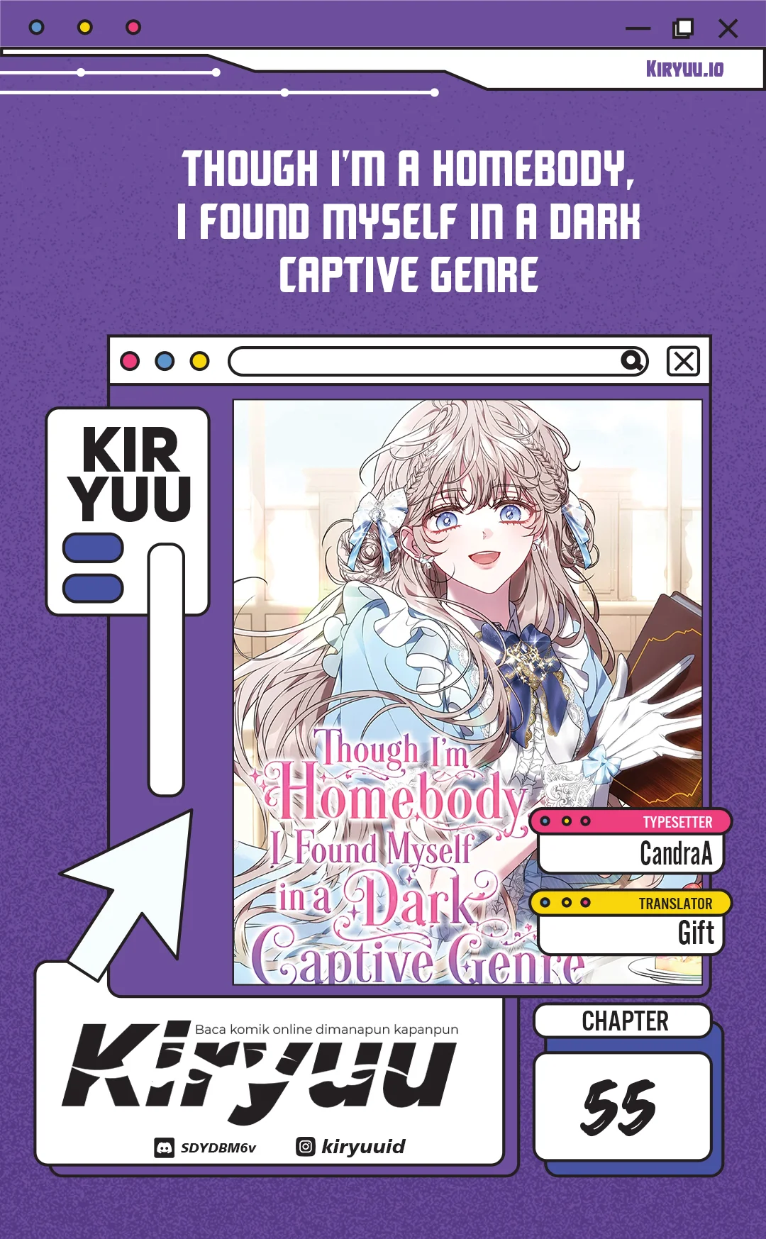 Komik Though I’m a Homebody, I Found Myself in a Dark Captive Genre Chapter 55 gambar 1