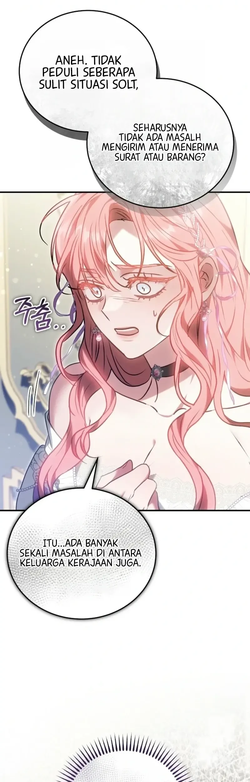 Though I’m a Homebody, I Found Myself in a Dark Captive Genre Chapter 56 Gambar 58