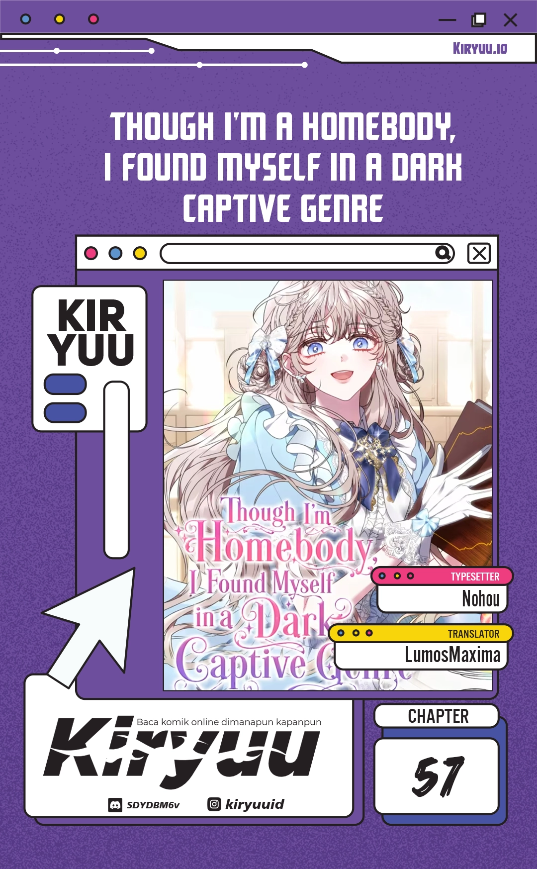 Manhwa Though I’m a Homebody, I Found Myself in a Dark Captive Genre Chapter 57 gambar 2