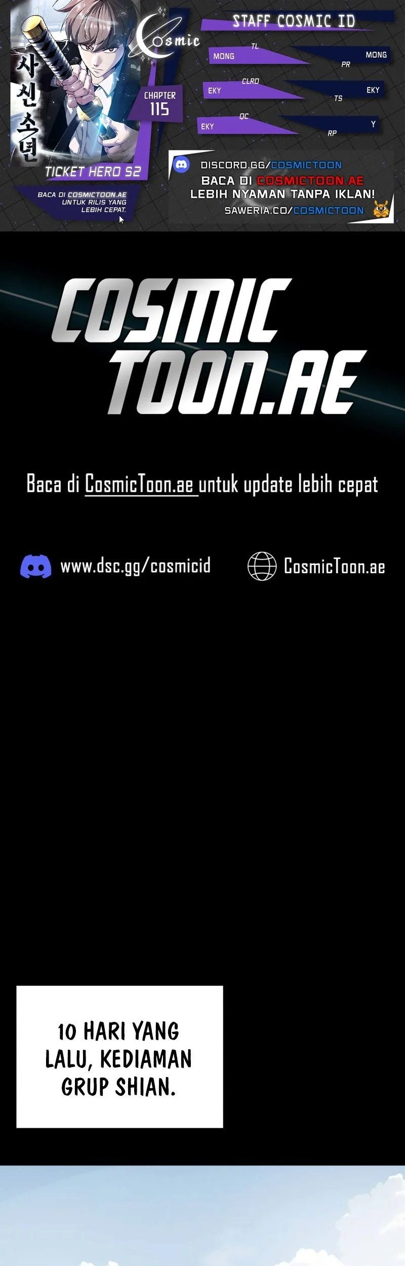 Komik Ticket Hero S2 Chapter 115 gambar nomor 1