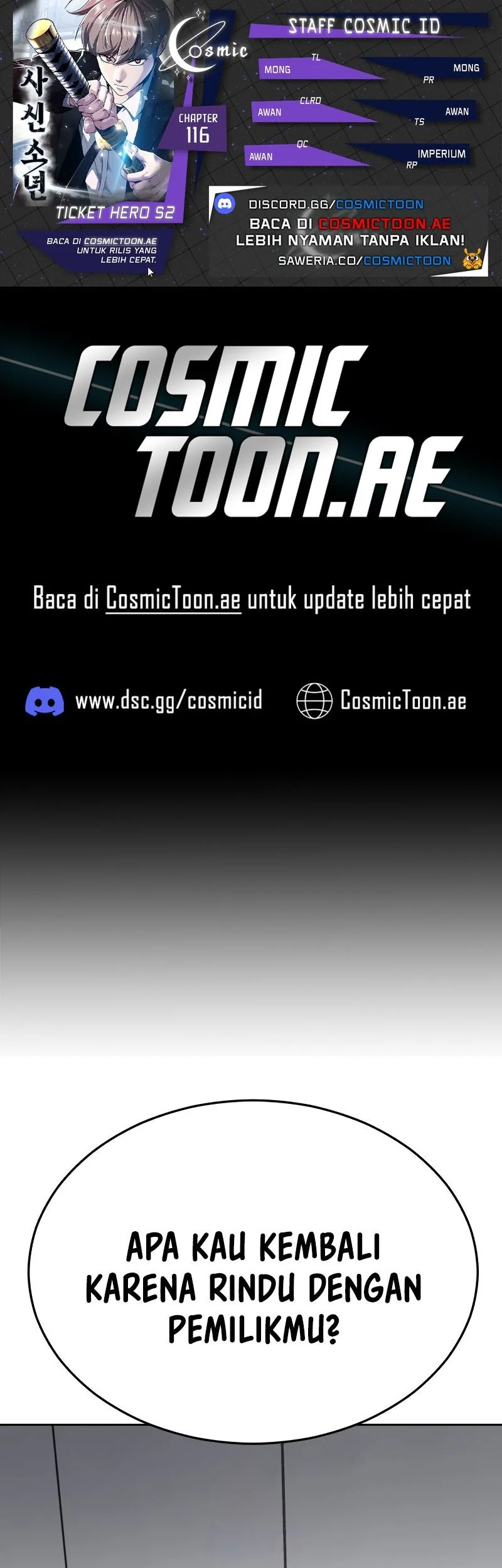 Komik Ticket Hero S2 Chapter 116 gambar nomor 1