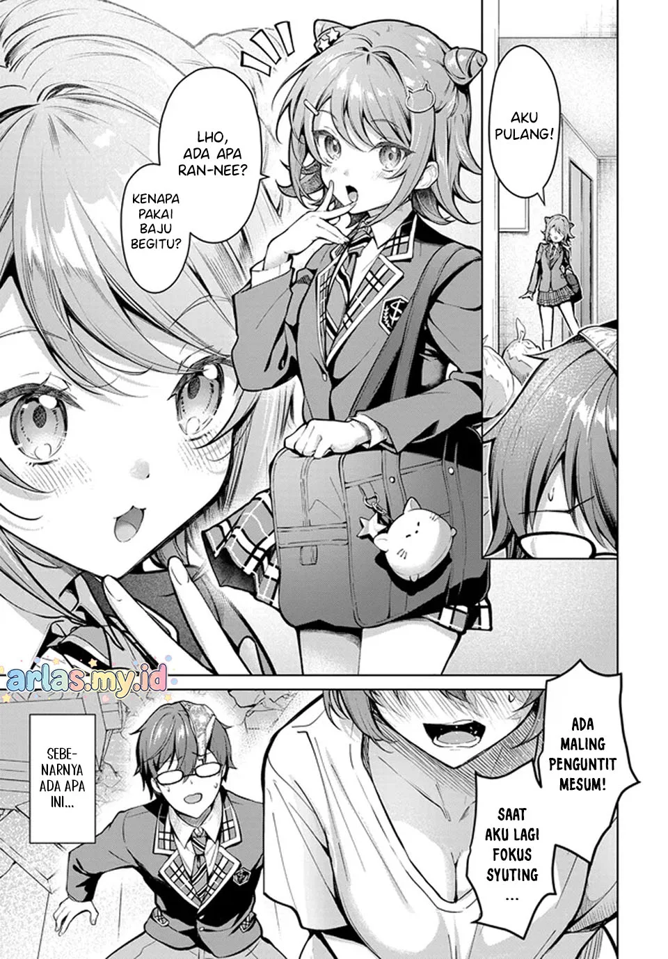 Tier 1 Shimai: Yuumei Yonshimai wa Boku nashi de wa Ikirarenai Chapter 1.1 Gambar 19