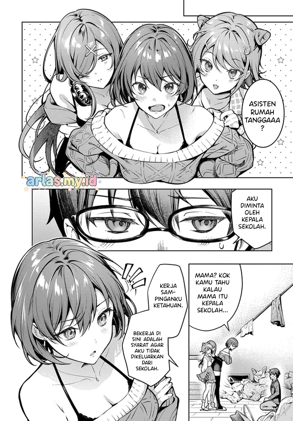 Tier 1 Shimai: Yuumei Yonshimai wa Boku nashi de wa Ikirarenai Chapter 1.1 Gambar 20