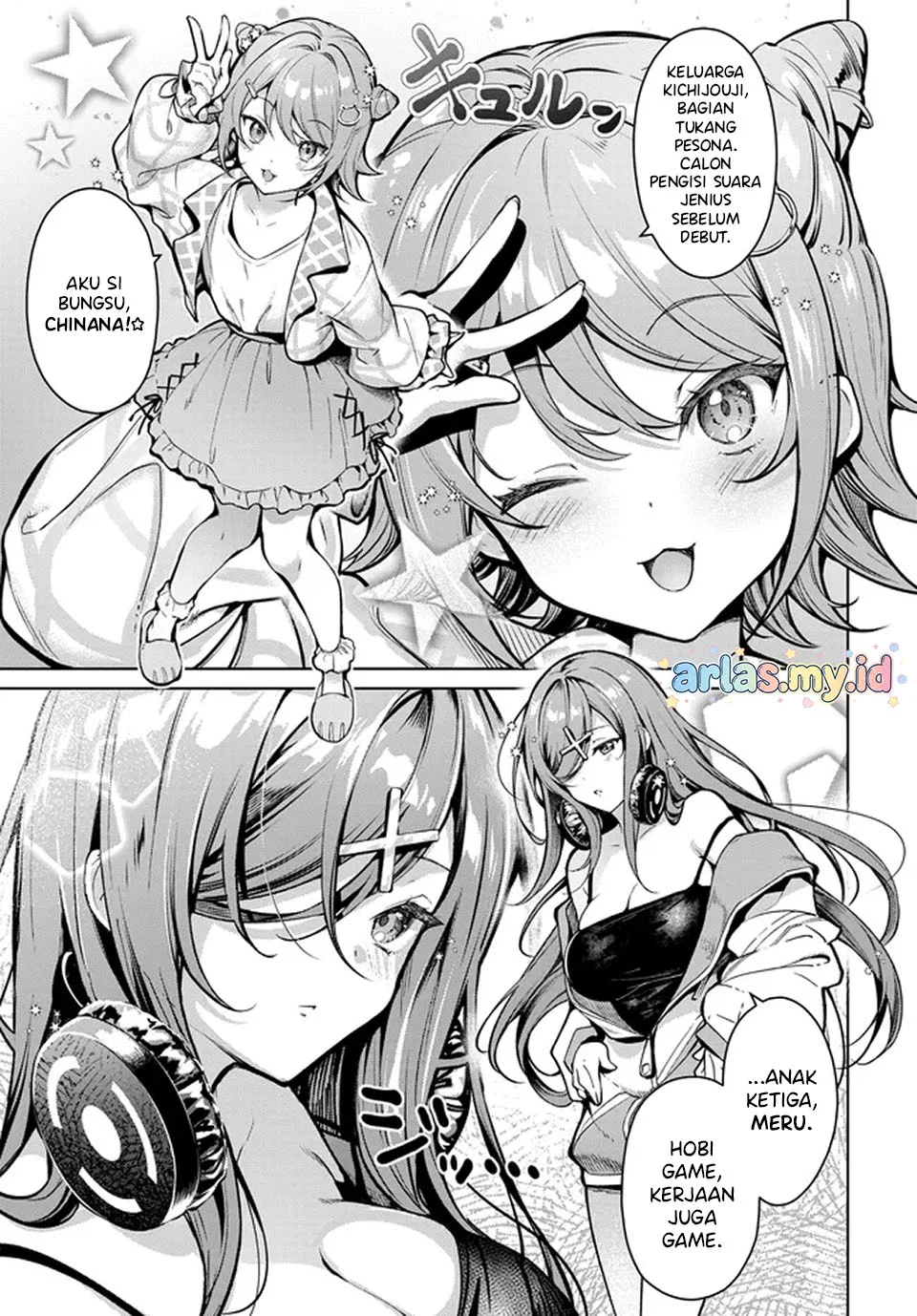 Tier 1 Shimai: Yuumei Yonshimai wa Boku nashi de wa Ikirarenai Chapter 1.1 Gambar 23