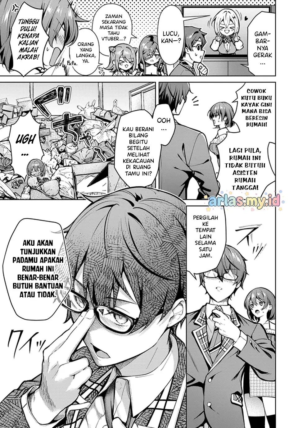 Tier 1 Shimai: Yuumei Yonshimai wa Boku nashi de wa Ikirarenai Chapter 1.1 Gambar 25