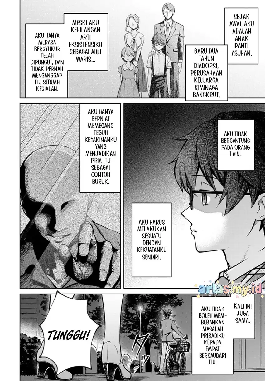 Tier 1 Shimai: Yuumei Yonshimai wa Boku nashi de wa Ikirarenai Chapter 1.2 Gambar 36