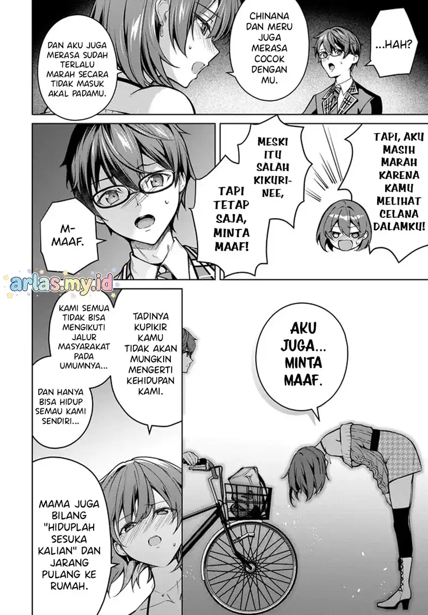 Tier 1 Shimai: Yuumei Yonshimai wa Boku nashi de wa Ikirarenai Chapter 1.2 Gambar 38