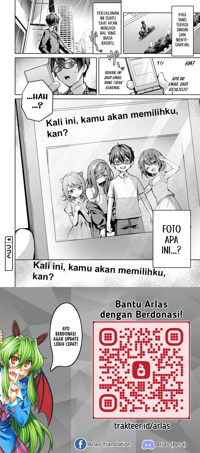 Tier 1 Shimai: Yuumei Yonshimai wa Boku nashi de wa Ikirarenai Chapter 1.2 Gambar 44