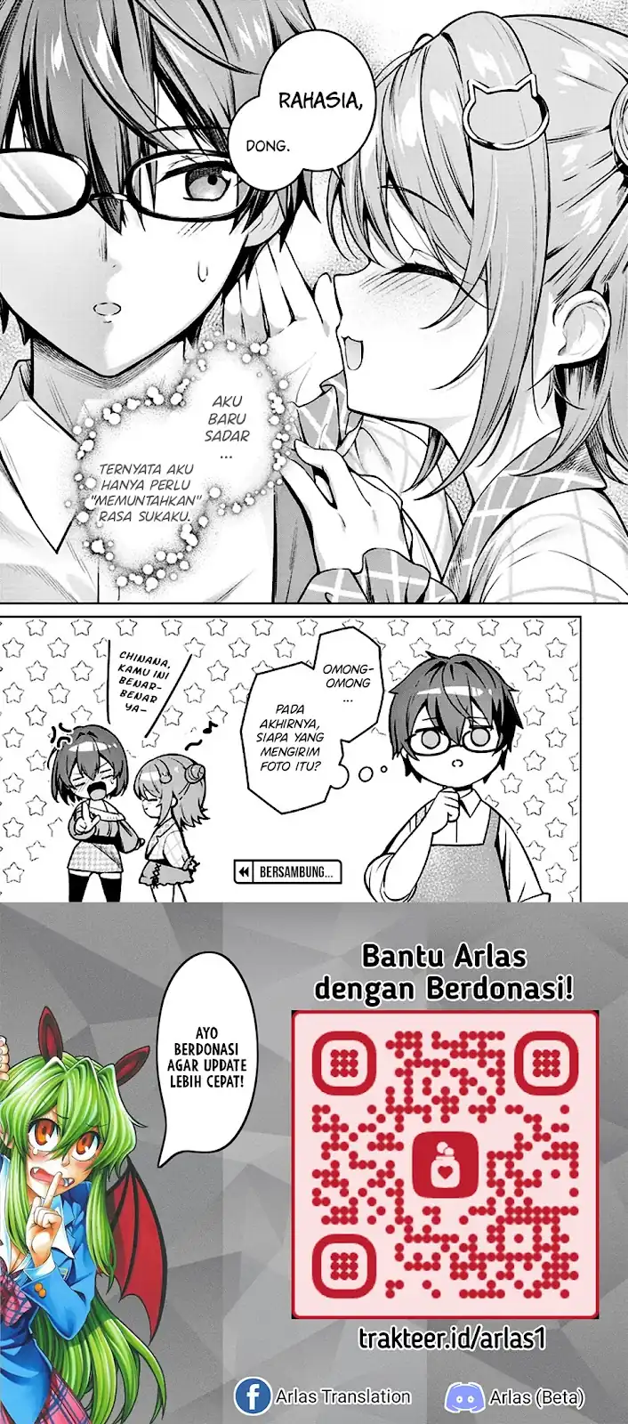 Tier 1 Shimai: Yuumei Yonshimai wa Boku nashi de wa Ikirarenai Chapter 2.2 Gambar 24