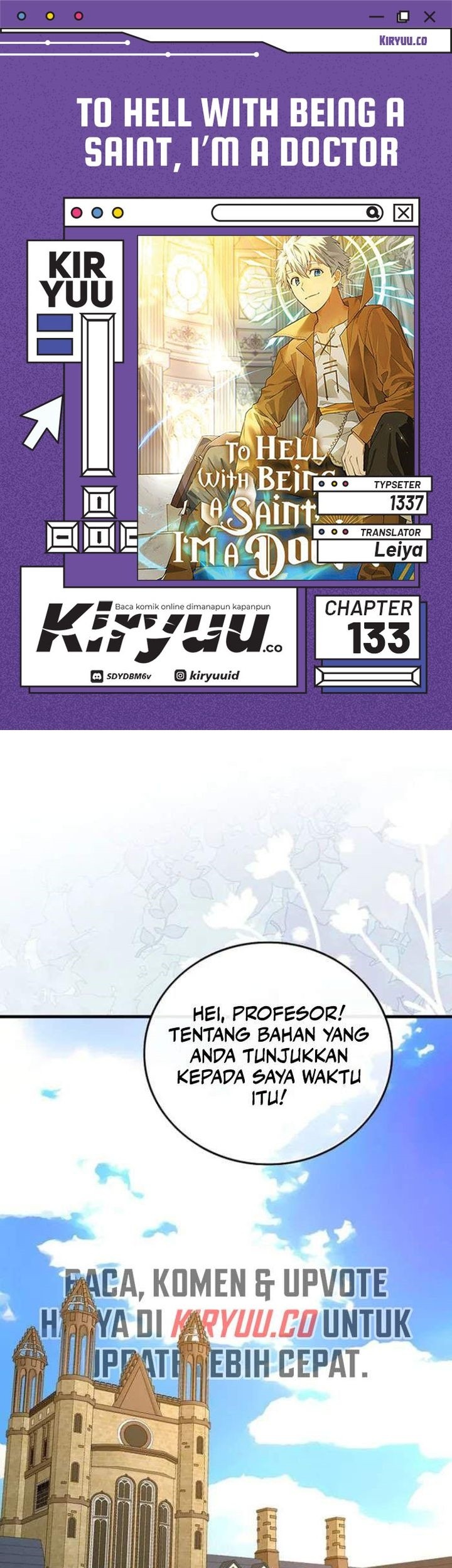 Baca Komik To Hell With Being a Saint, I’m a Doctor Chapter 133 Gambar 1