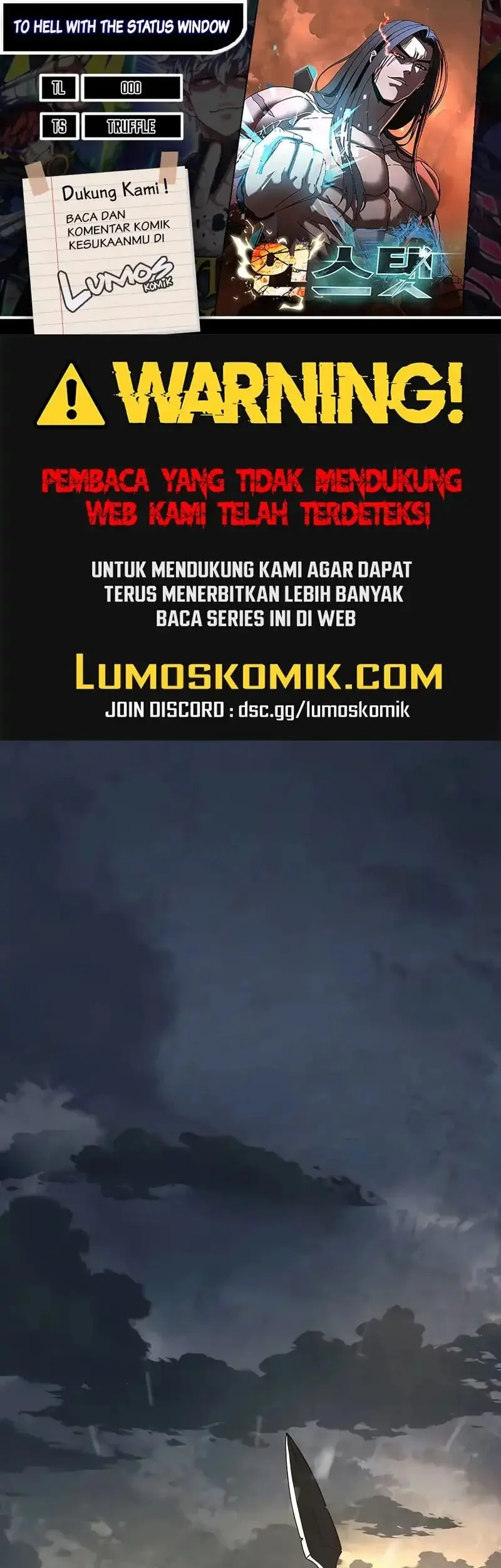Komik To Hell With the Status Window Chapter 1 gambar 1